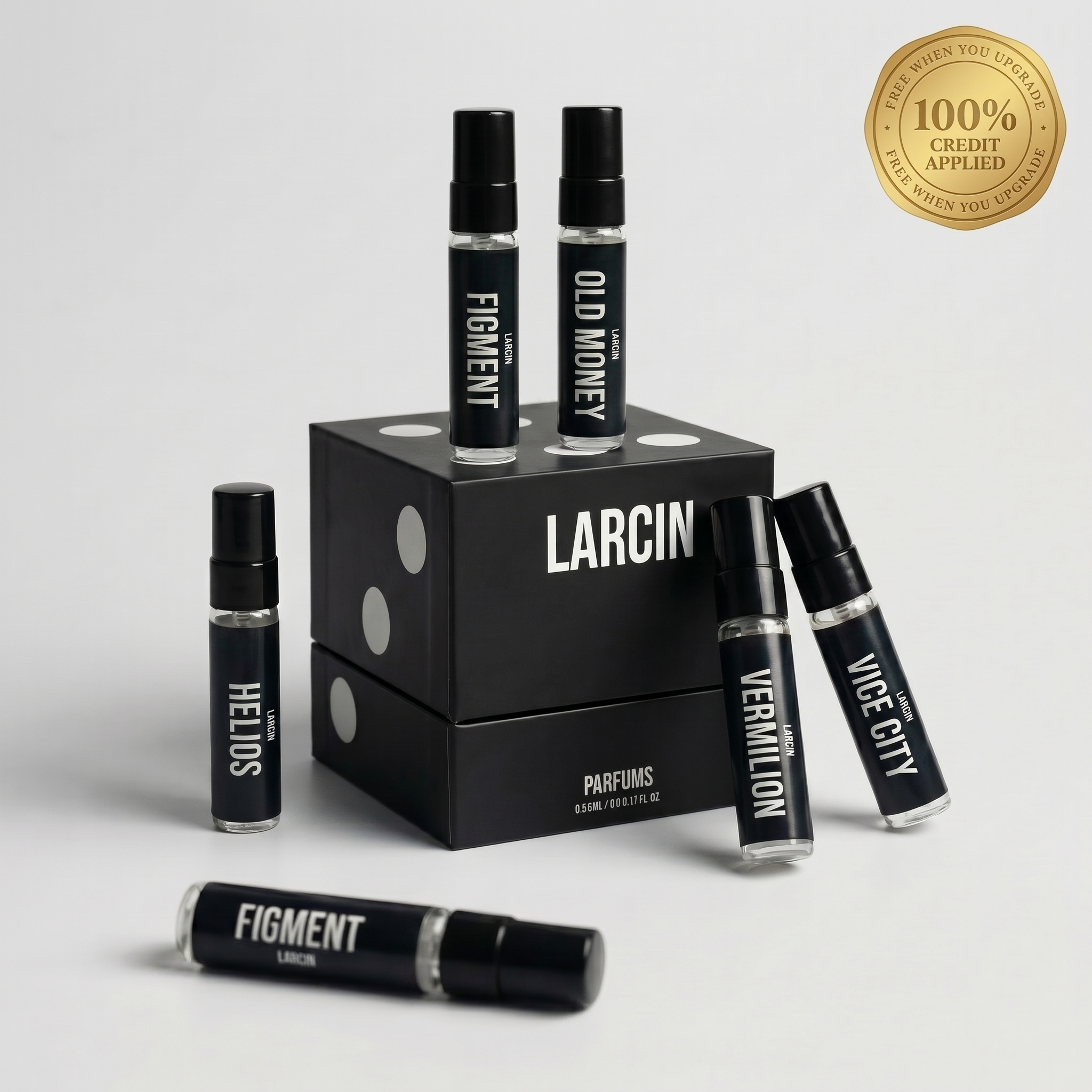 High Roller – 6×5ml Perfume Discovery Set | Larcin Samples
